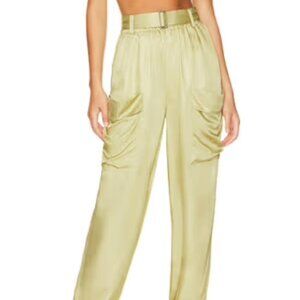 L’Academie Taylor Pant in Olive Green NWT
